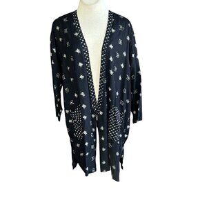 New Options by Kate Geddes Vintage Whimsigoth Duster Jacket Size Large